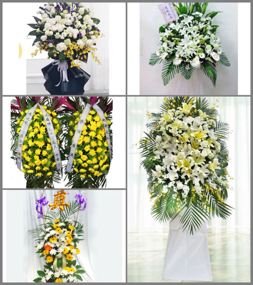 福建龙岩长汀县铁长乡白事花篮预定